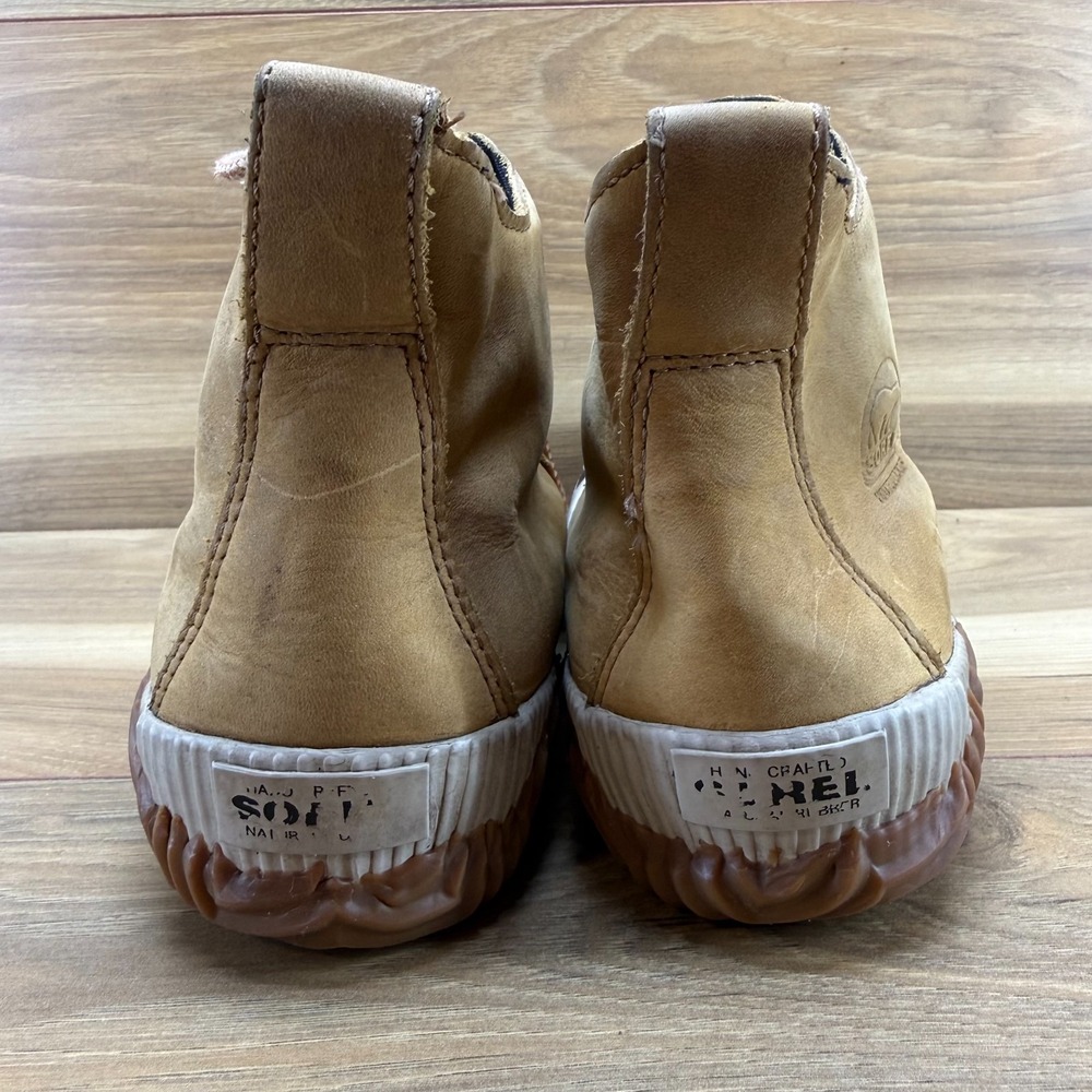 Sorel Out N About Duck Boot Womens 10 Tan Waterproof Leather Outdoor Snow - Picture 7 of 10